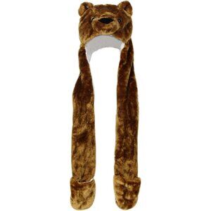 Kids Brown Bear Animal Hat e Fits All Adults & Children/Soft, Warm Beanie Hat